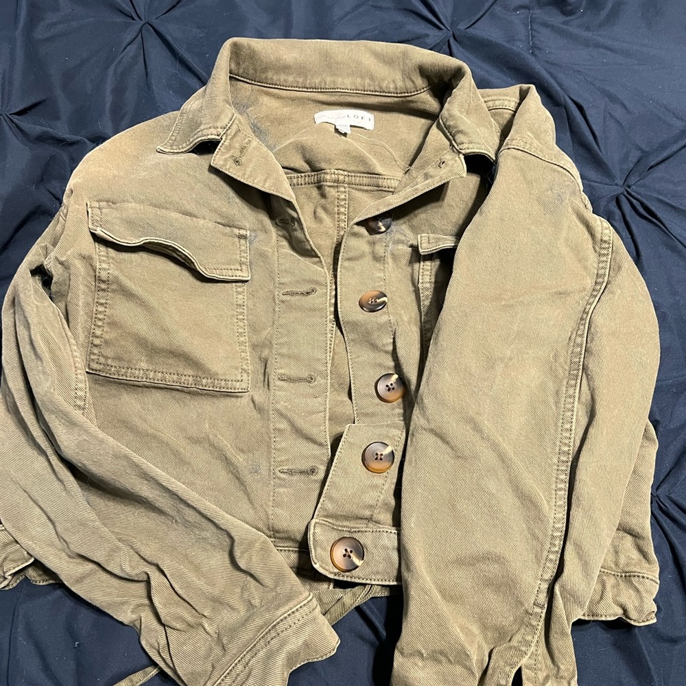 The Loft Green Jacket Size XS